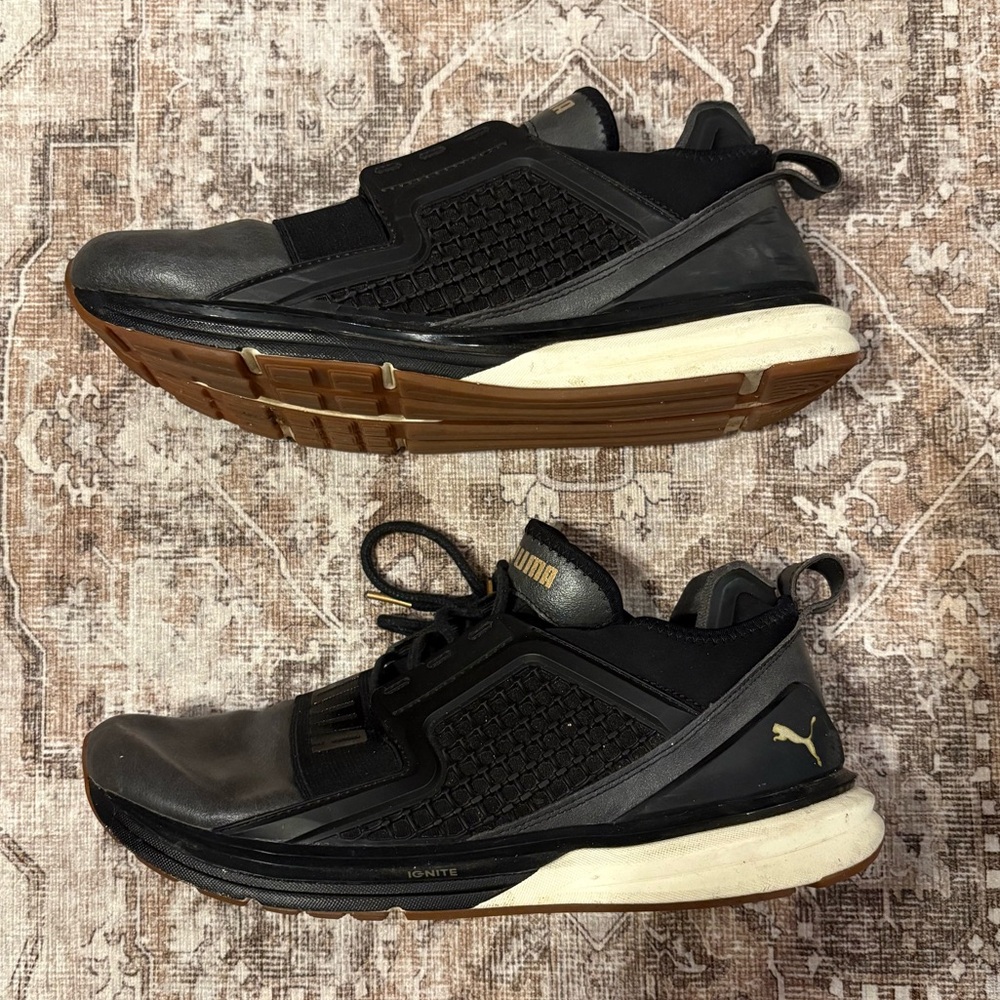 Men’s Puma Black Ignite Sneakers Size 9